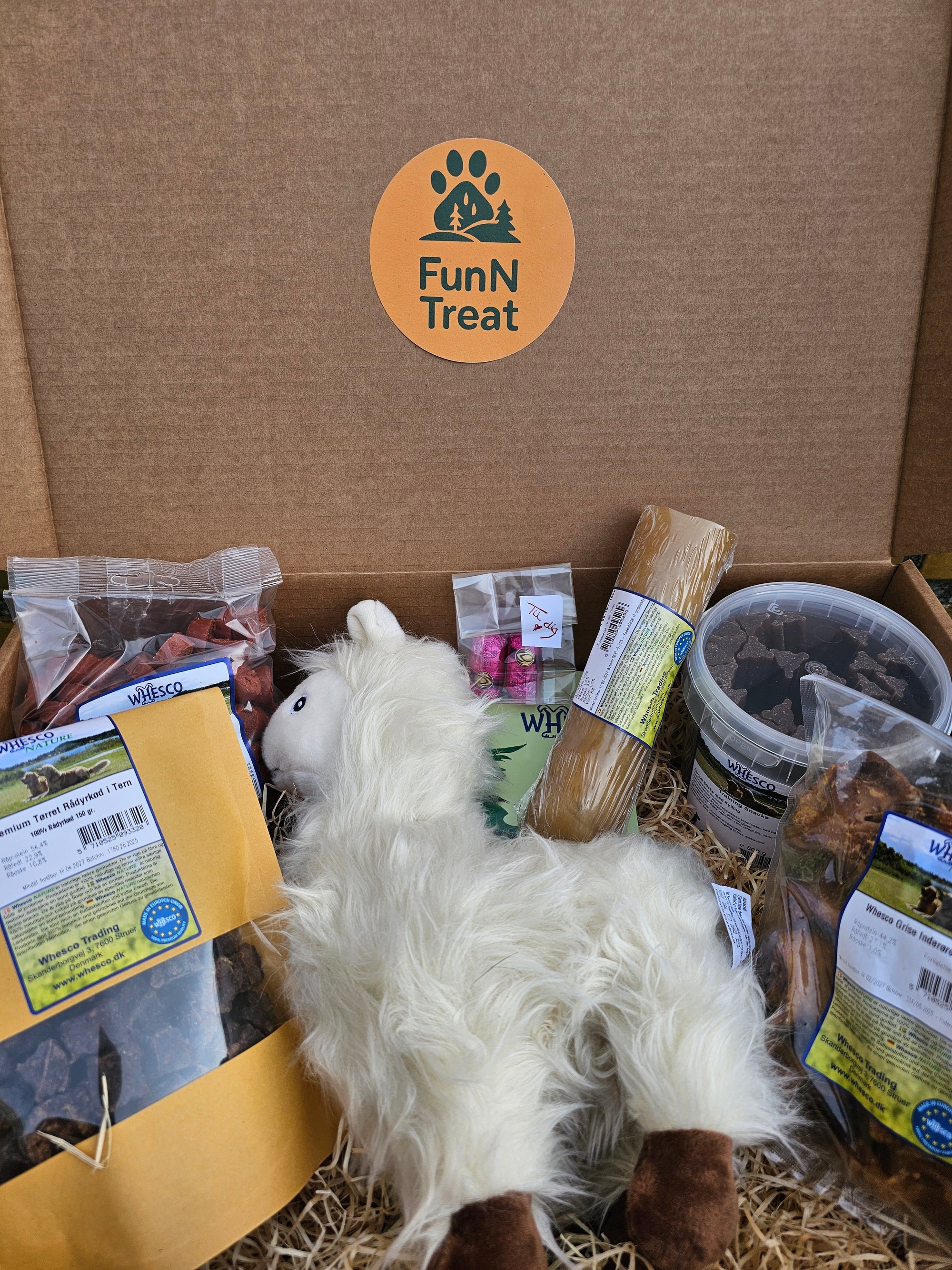 Månedskasse til stor hund