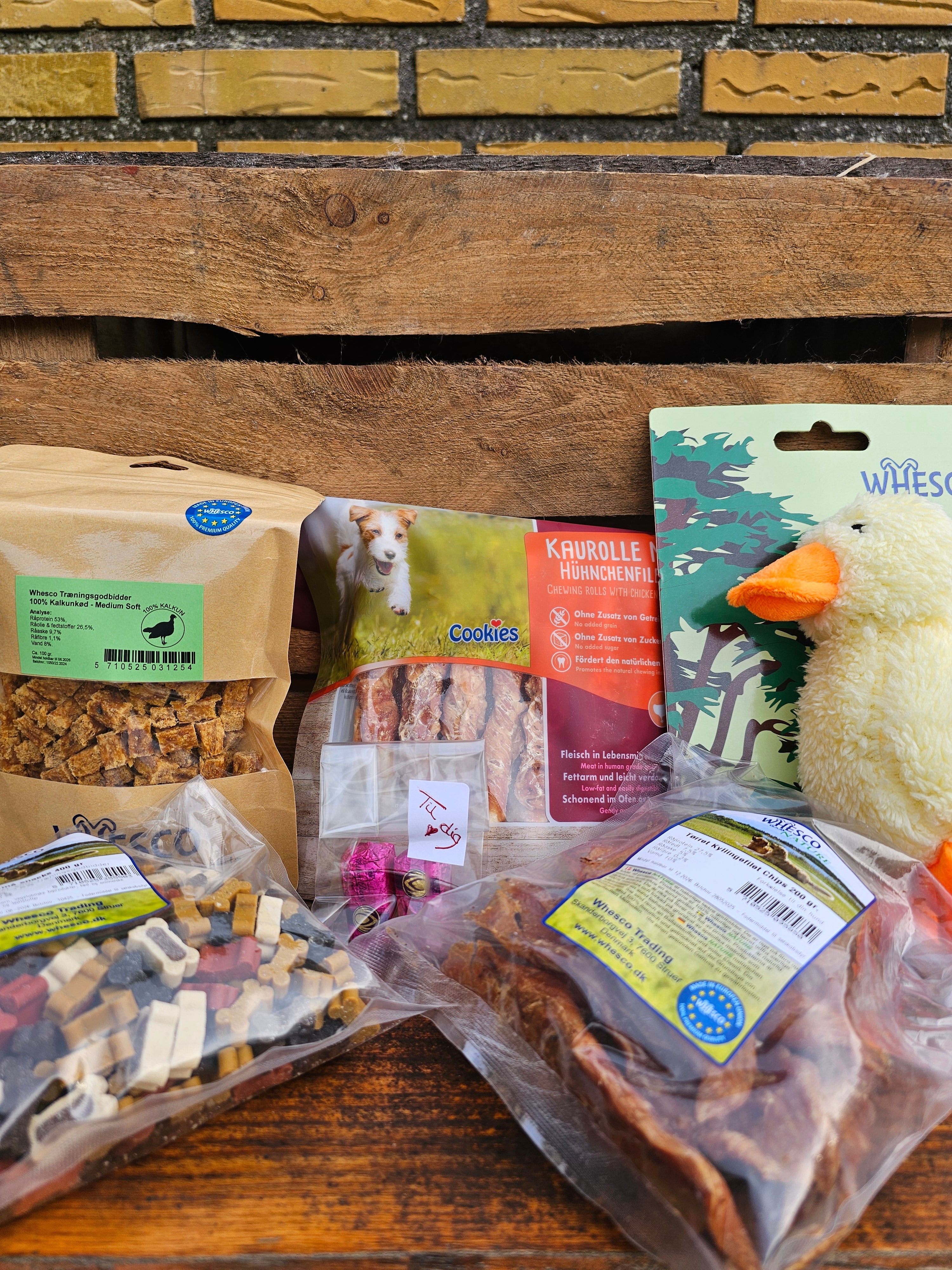 Månedskasse til lille hund