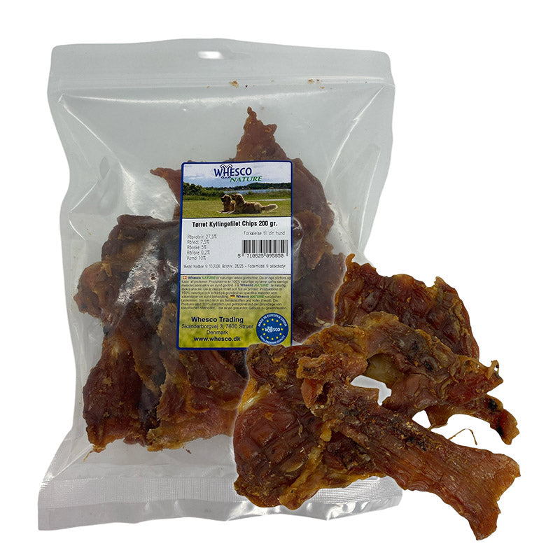 Pose med hunde snack kylling chips Fun N’ Treat